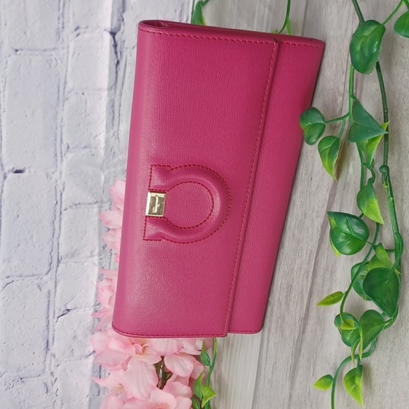 Salvatore Ferragamo Handbags - Ferragamo Long Wallet - PINK!